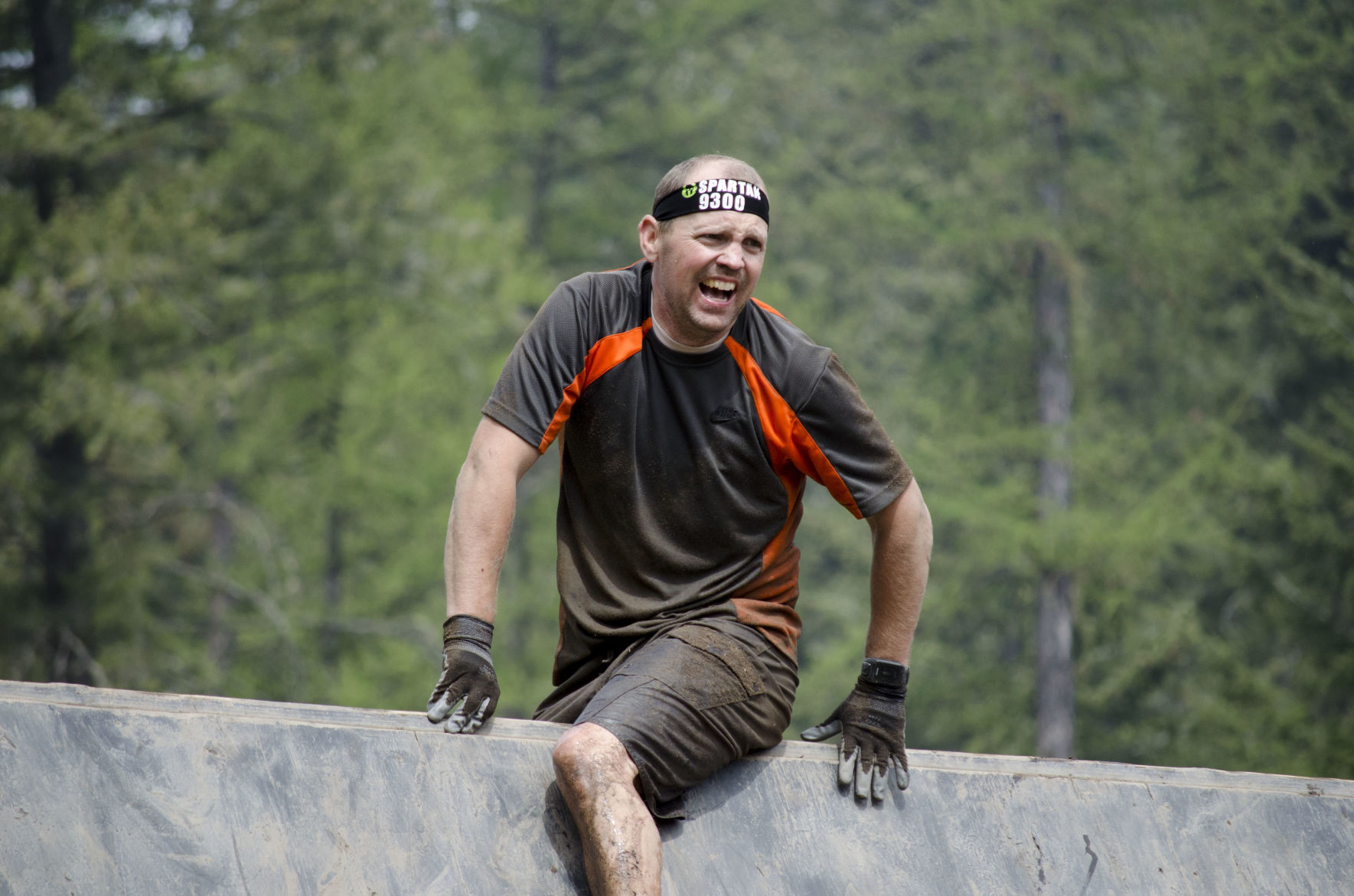 Top of the final wall